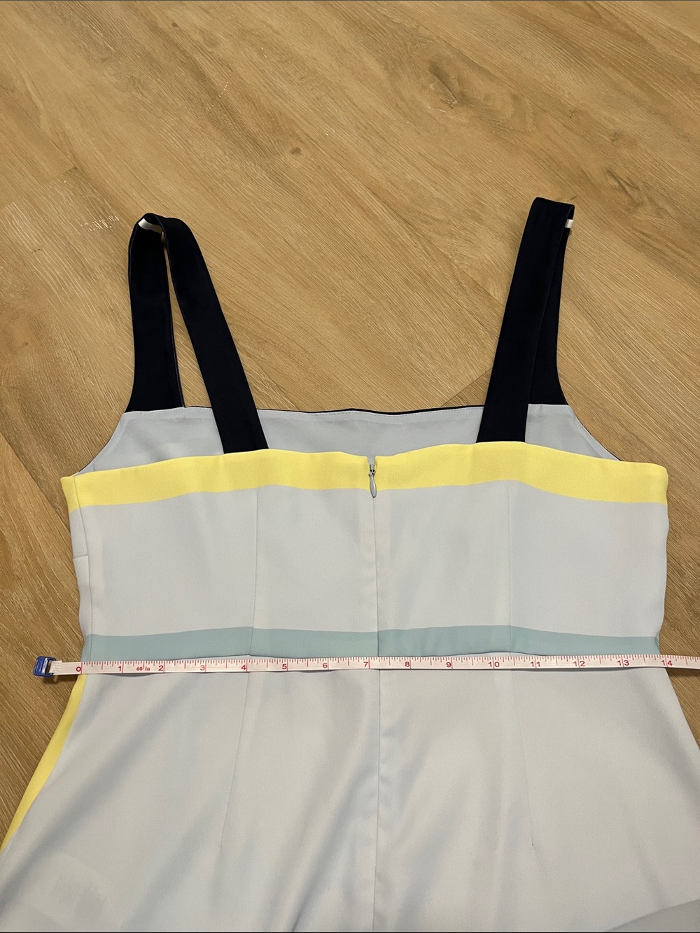 Babaton Midi Dress Color Block Size 4 - Picture 10 of 11